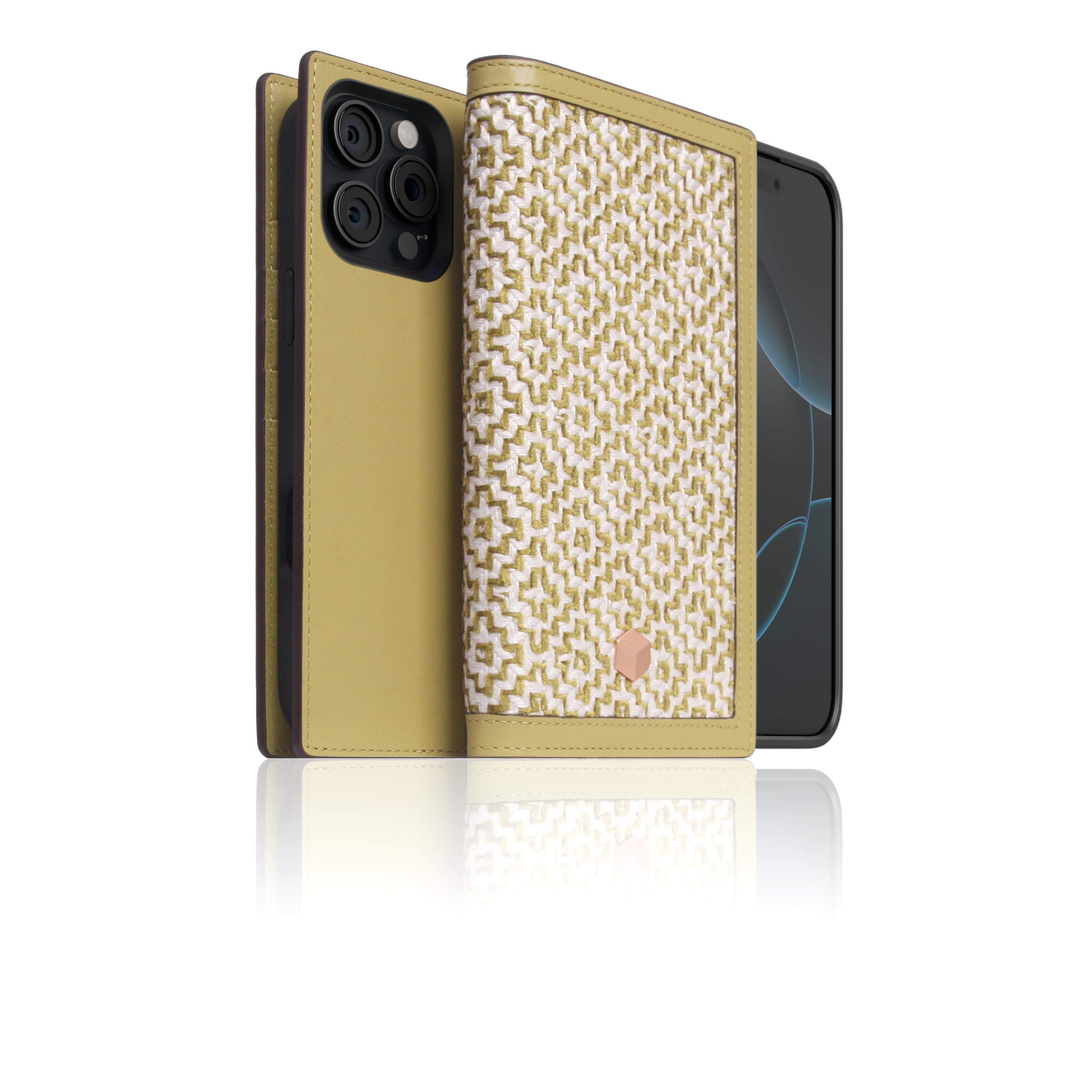 iPhoneケース SLG Design - SLG DESIGN D8 LEATHER IPHONE15 PRO MAX D8 [MagSafe Detachable] Full Grain Leather Diary Case for